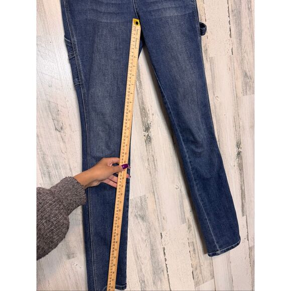 Dickies Women’s Carpenter Jeans Size 31/26 Dark Wash Utility Workwear Straight L - Picture 7 of 12